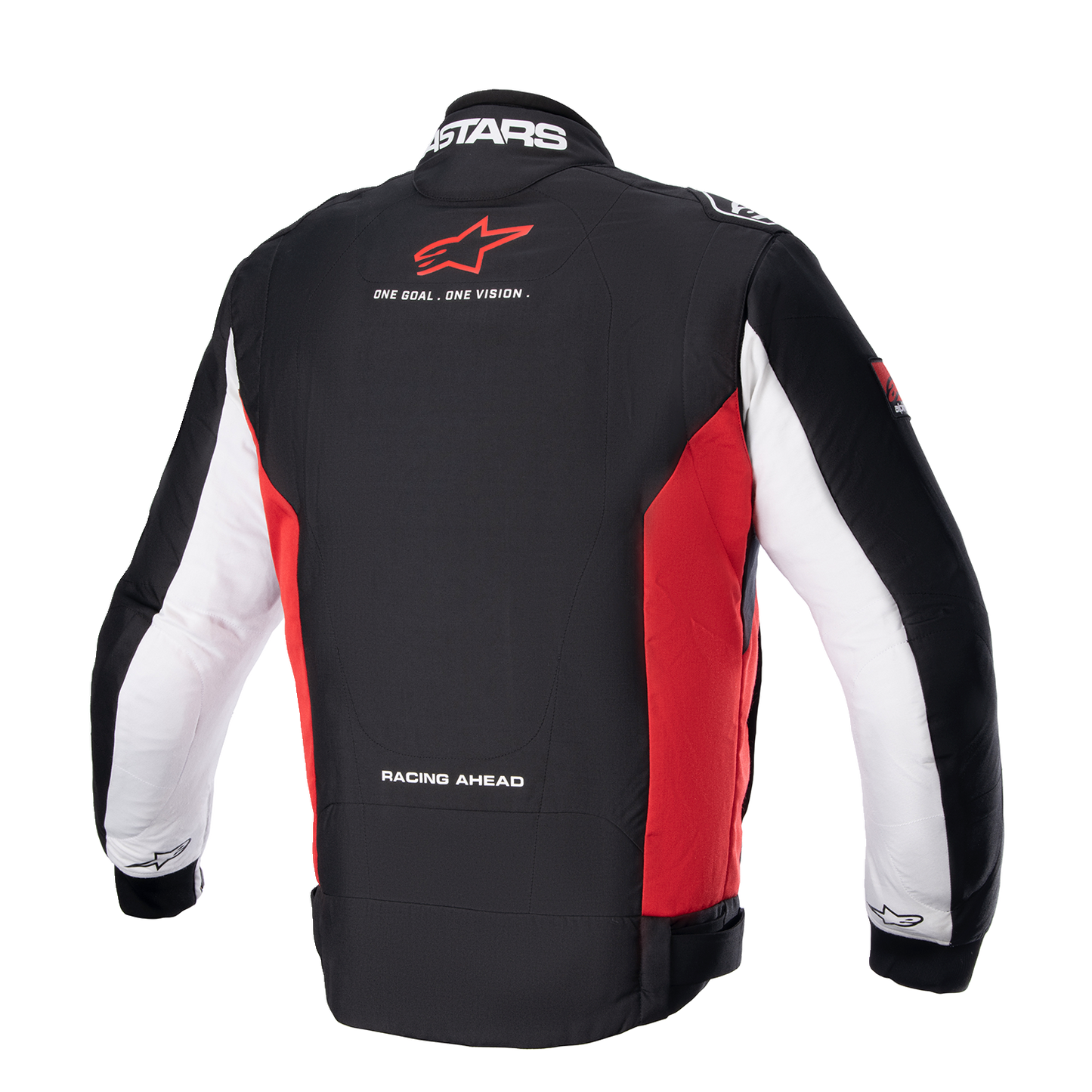 Alpinestars Monza Sport Jacket in Black, Bright Red, and White – Large (Part No. 3306723-1342-L)