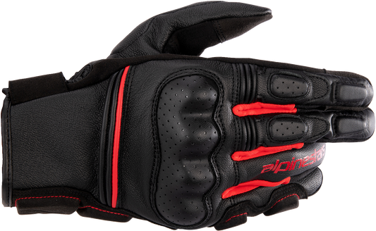 Alpinestars Phenom Gloves 2XL Black and Bright Red - Model 3501723-1303-2X