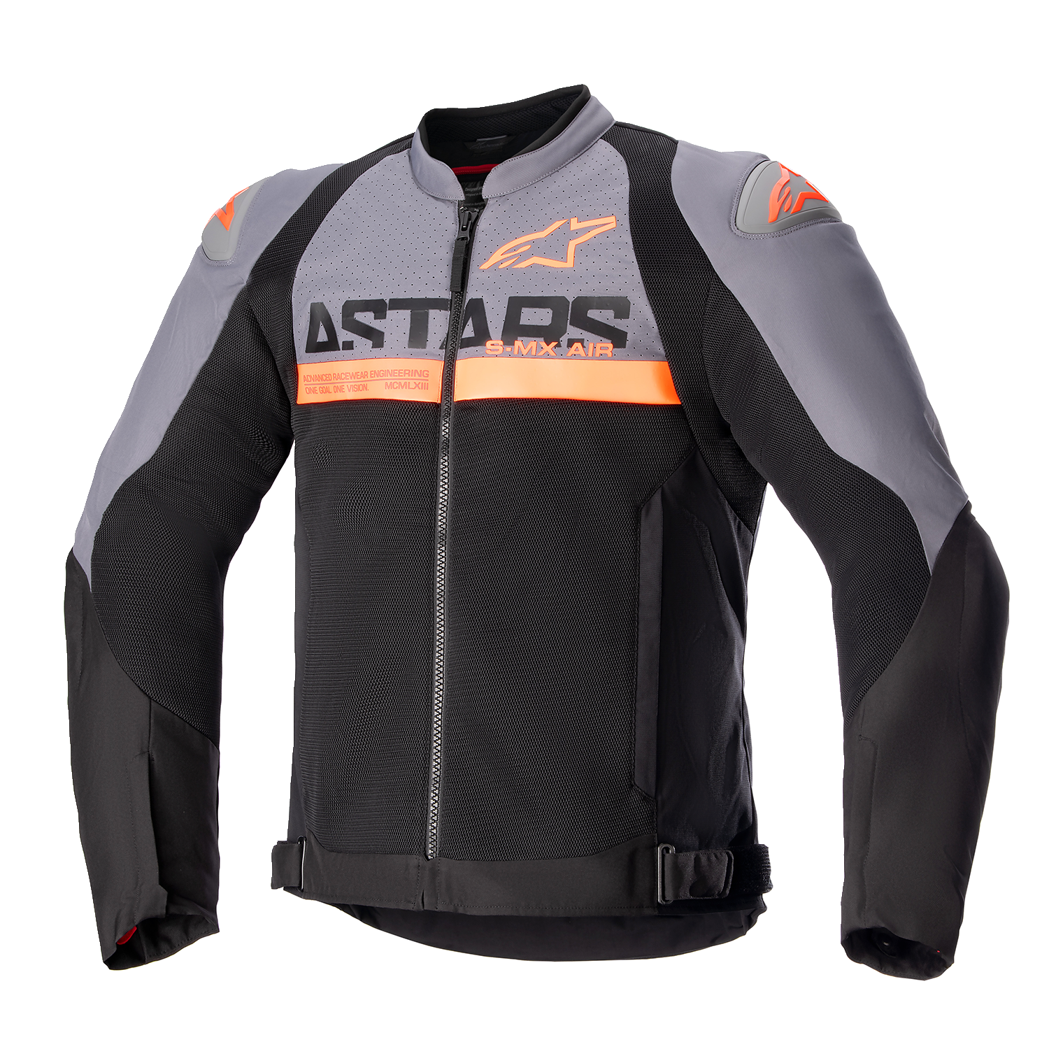 Alpinestars SMX Air Jacket - Dark Gray/Black/Orange Fluo - XL 3306523-914-XL