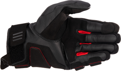 Alpinestars Phenom Gloves in Black and Bright Red, Large - Part #3501723-1303-L