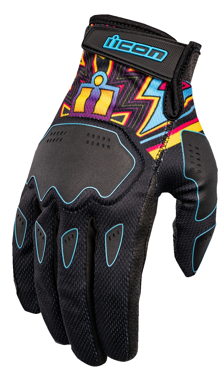 ICON Hooligan™ Lucky Lid Gloves 2XL - Black | Part Number 3301-4645