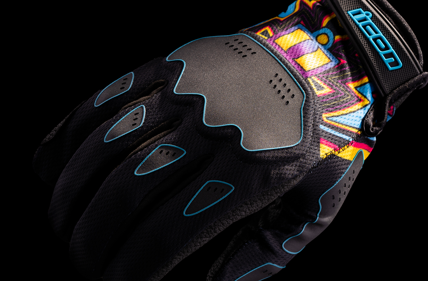 ICON Hooligan Lucky Lid™ Gloves - Black, Medium - Part Number 3301-4642