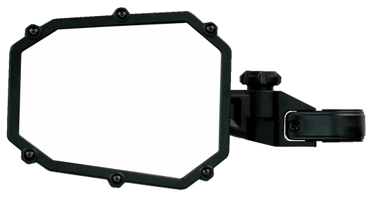 Moose Offroad MUTVMIR-ES1-CCS Side View Octagon Mirror with Custom Clamp System and Return To Home Technology
