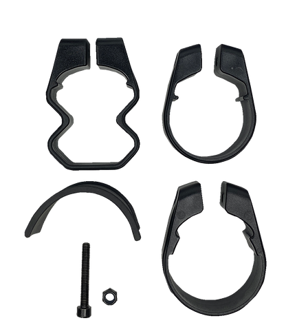 Moose Offroad MUTVMIR-ES2-CCS Side View Octagon Mirror with Custom Clamp System
