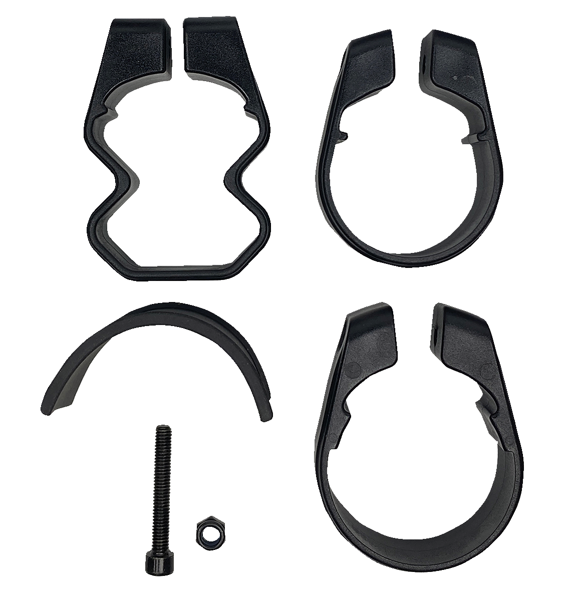 Moose Offroad Elite Side View Mirror - Octagon Black (Part Number: MEMIRKIT-ES1CCS)