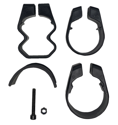 Moose Offroad Elite Side View Mirror - Octagon Black (Part Number: MEMIRKIT-ES1CCS)