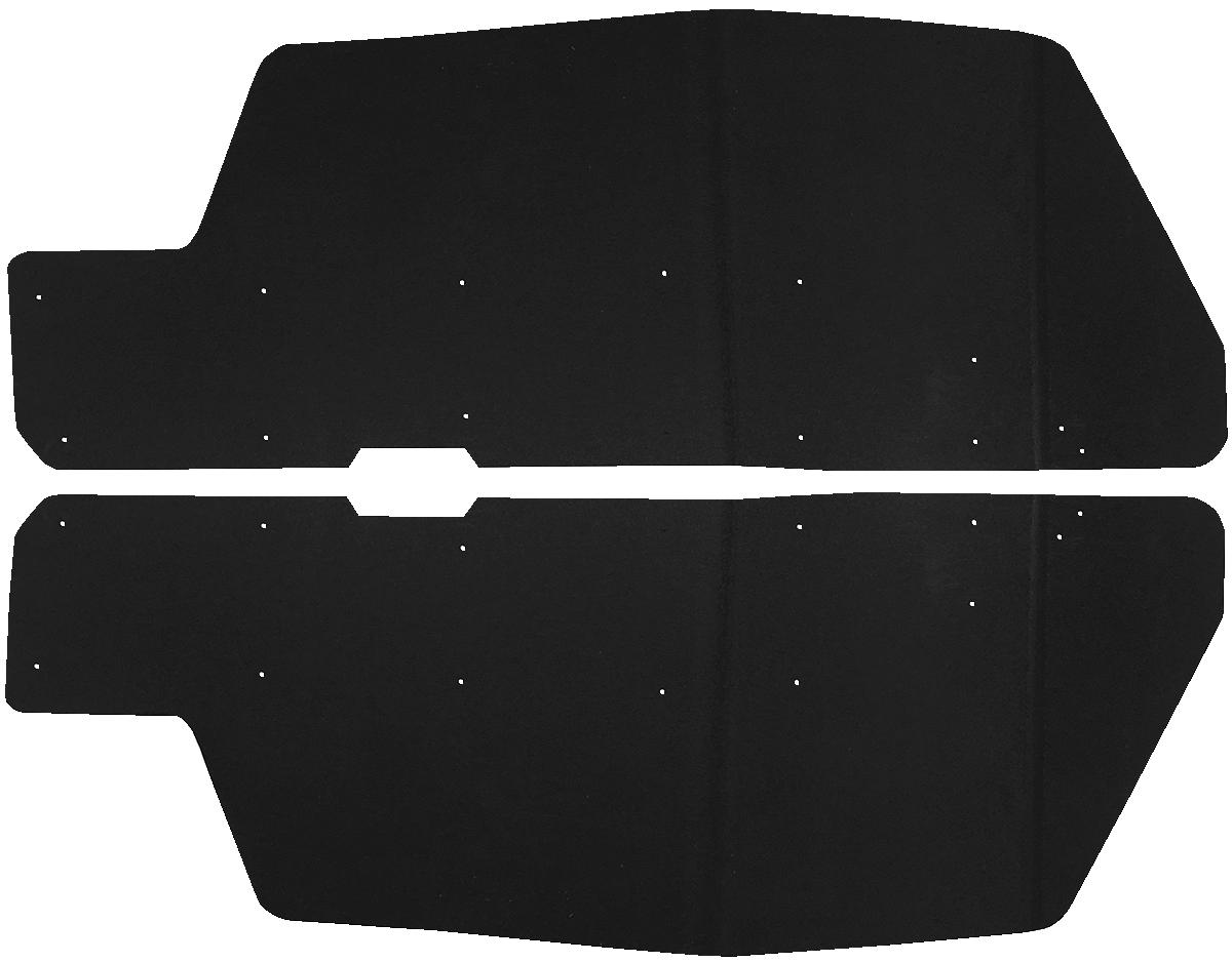 Moose Offroad Polaris General Fender Flares 44-1600 - Durable Black Polyethylene Set