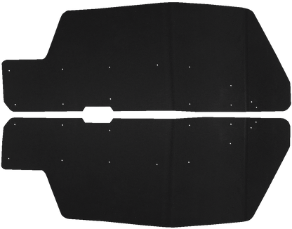 Moose Offroad Polaris General Fender Flares 44-1600 - Durable Black Polyethylene Set