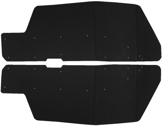 Moose Offroad Polaris General Fender Flares 44-1600 - Durable Black Polyethylene Set