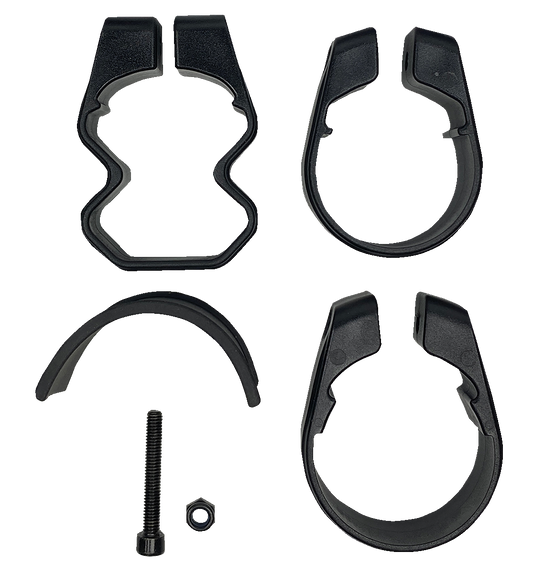Moose Offroad MUTVMIR-ES1-CCS Side View Octagon Mirror with Custom Clamp System and Return To Home Technology