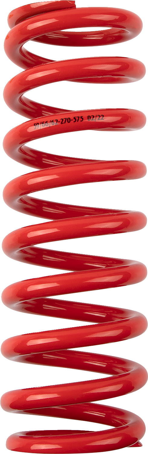 MOOSE OFFROAD Shock Spring 59/62 mm OD - 57.5 N/mm - Red Part 1312-0968