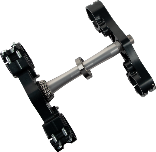 Moose Offroad Kawasaki 14.099.2.AN Triple Clamp - Gray for Enhanced Rigidity and Precision