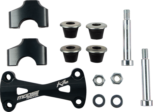 Moose Offroad MX/EN Risers with 40mm Bar Mount - Black (Part #10.331.B.AN)