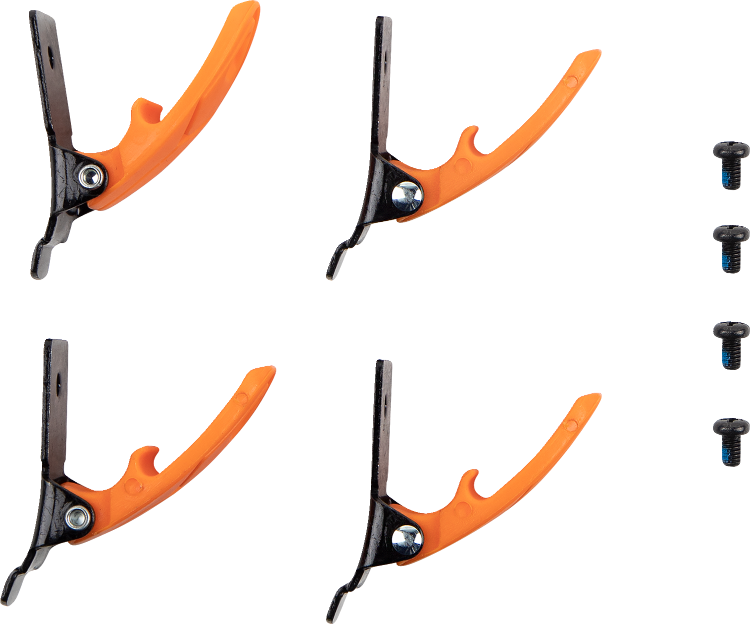 MOOSE OFFROAD Qualifier Boot Buckle Kit - Orange (Part #3430-1009)