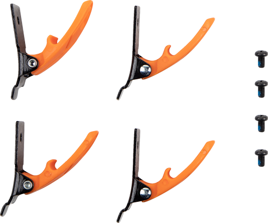 MOOSE OFFROAD Qualifier Boot Buckle Kit - Orange (Part #3430-1009)