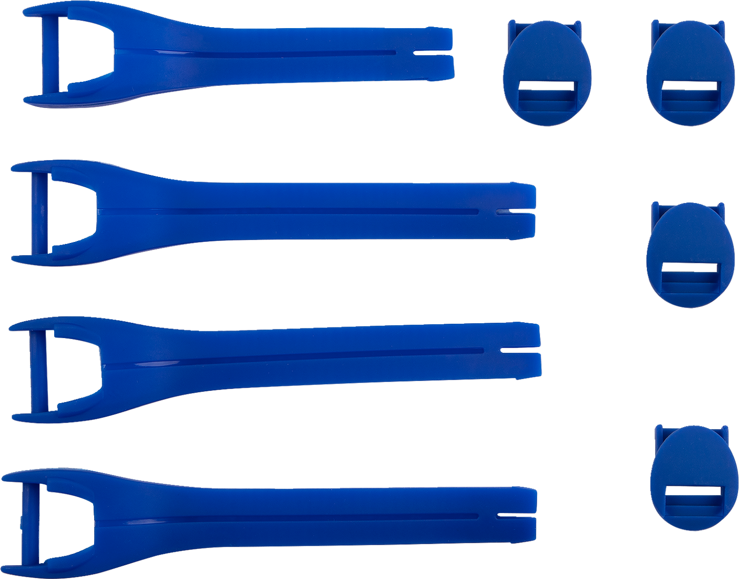 MOOSE OFFROAD Qualifier Boot Strap Kit – Blue, Size 7-9 (Part Number 3430-1015)