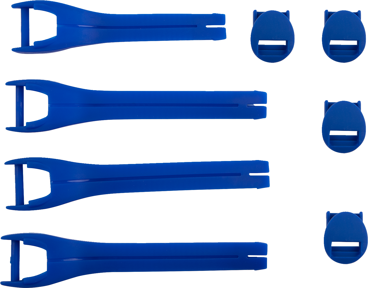 MOOSE OFFROAD Qualifier Boot Strap Kit – Blue, Size 7-9 (Part Number 3430-1015)