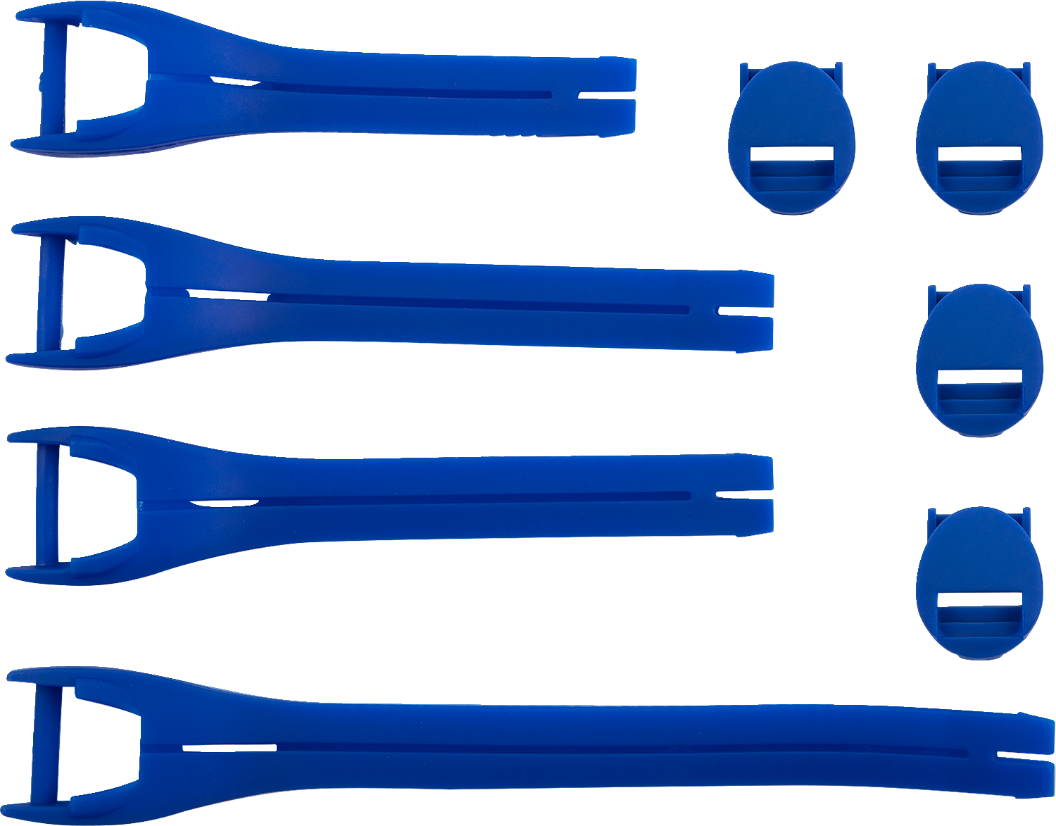 MOOSE OFFROAD Qualifier Boot Strap Kit - Blue, Size 10-15, Part 3430-1020
