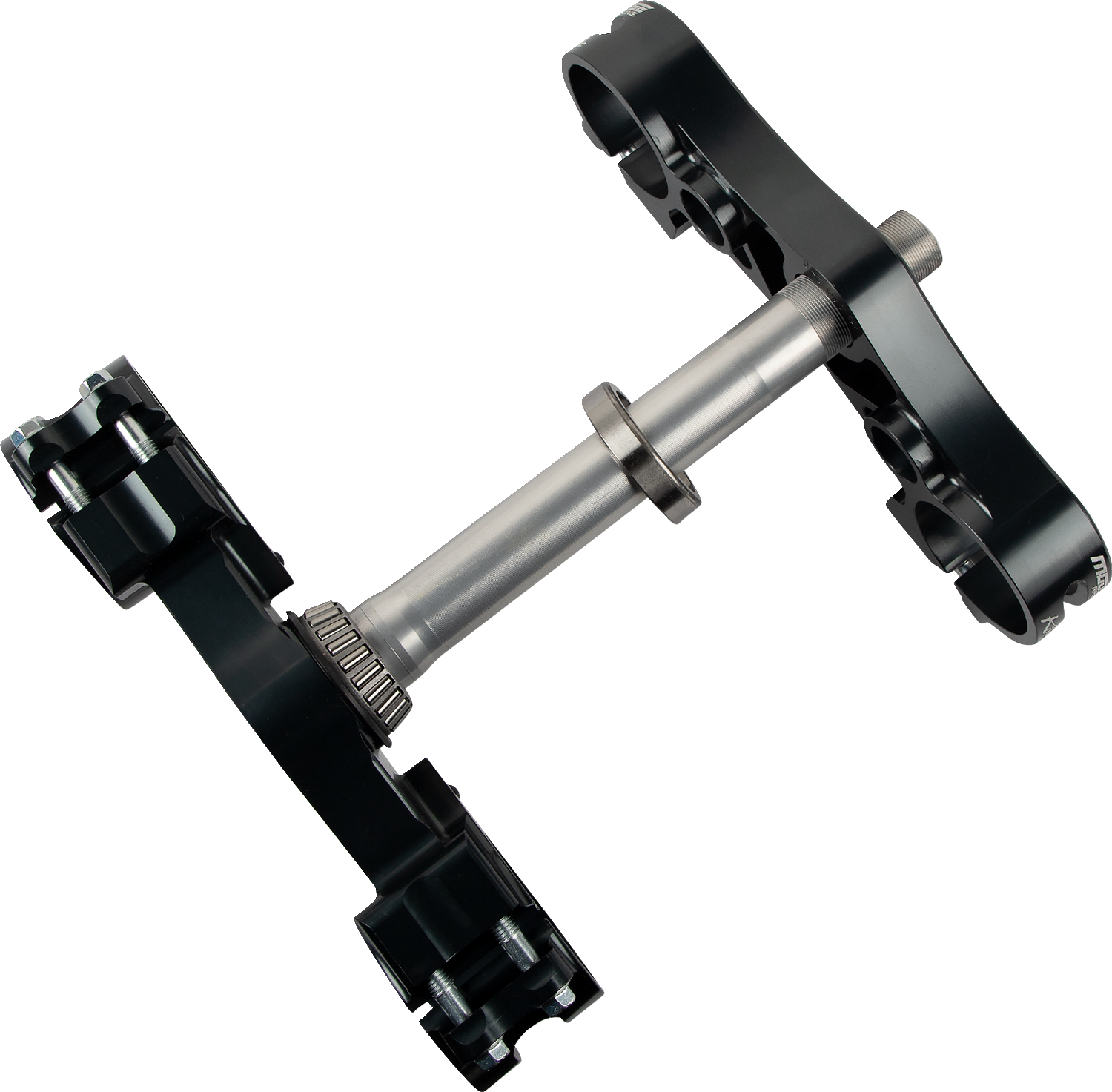 MOOSE OFFROAD Yamaha 12.089.2.AN Triple Clamp - Gray for Enhanced Rigidity and Precise Fork Alignment