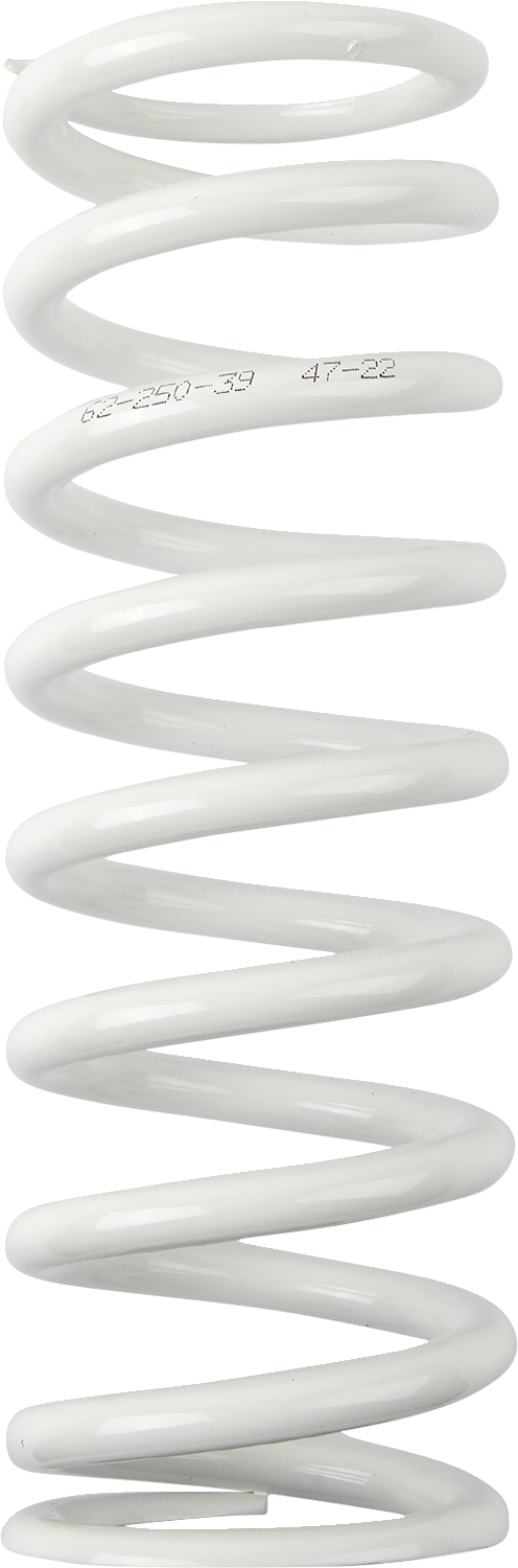 MOOSE OFFROAD Shock Spring 63mm OD, 39 N/mm - White, Part Number 1312-1030