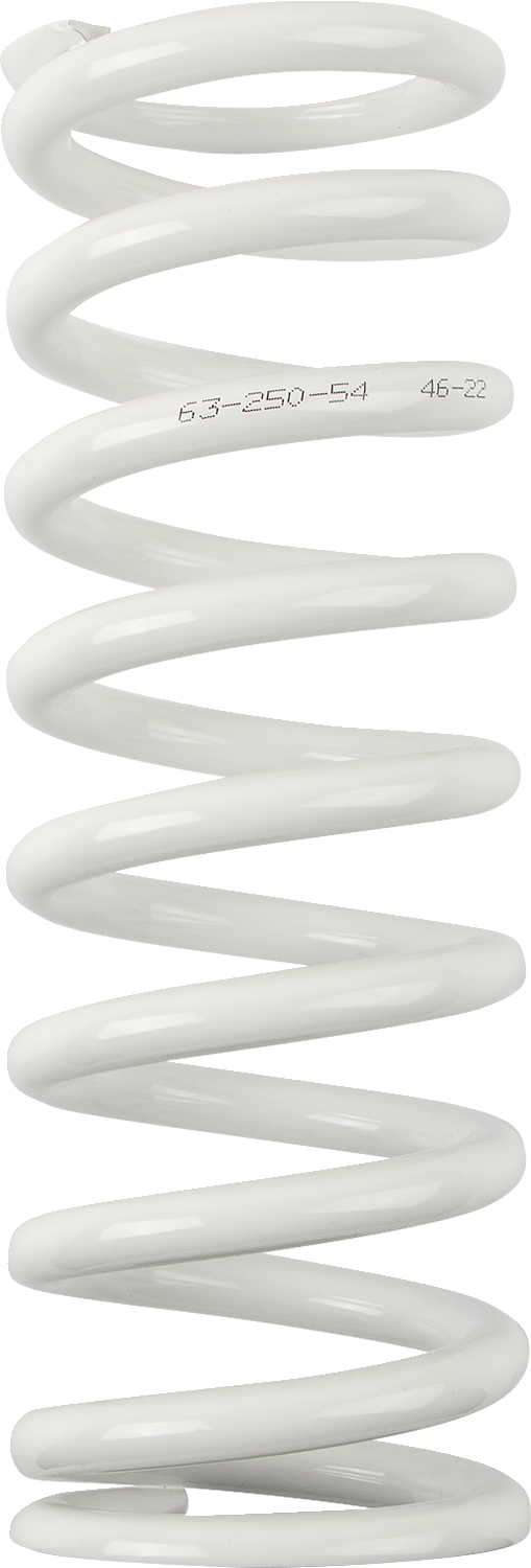 Moose Offroad Shock Spring 63mm OD, 54 N/mm, White - Part 1312-1035
