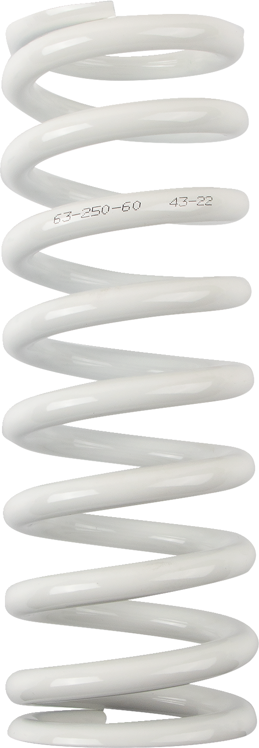 MOOSE OFFROAD Shock Spring 1312-1037 – 63 mm Diameter, 60 N/mm Spring Rate, White