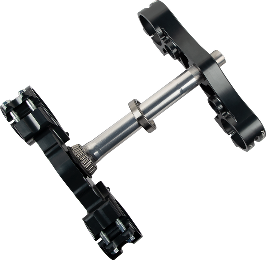 MOOSE OFFROAD Yamaha 12.099.2.AN Triple Clamp - Gray with Pre-Assembled Design