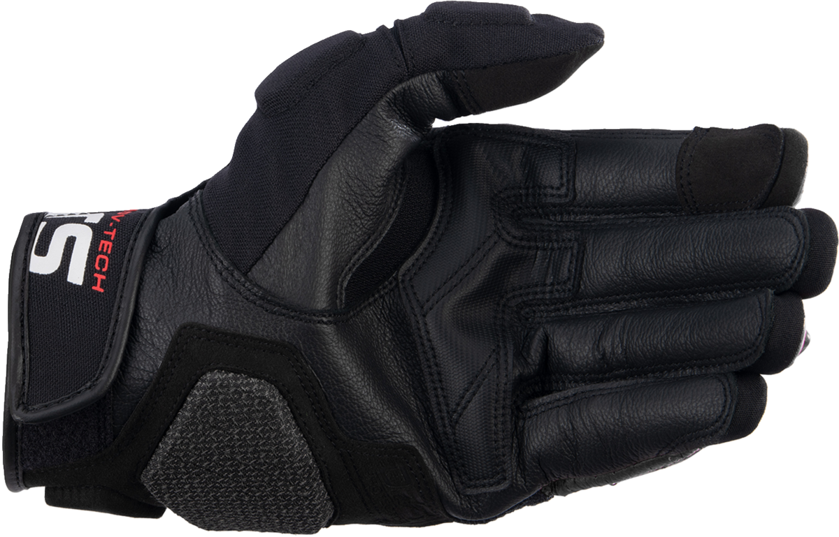 Alpinestars Halo Gloves Small Black/White - Premium Off-Road Riding Protection