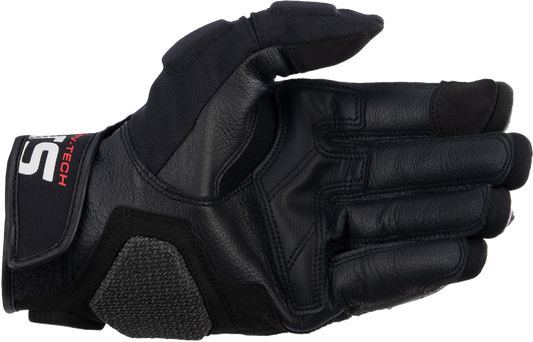 Alpinestars Halo Gloves Small Black/White - Premium Off-Road Riding Protection
