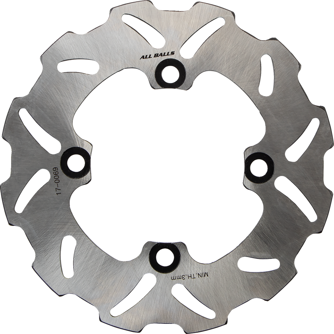 ALL BALLS Kawasaki/Suzuki Brake Rotor 18-0069 – Durable Stainless Steel Design for Optimal Braking Performance