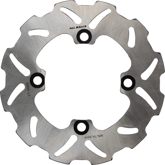 ALL BALLS Kawasaki/Suzuki Brake Rotor 18-0069 – Durable Stainless Steel Design for Optimal Braking Performance