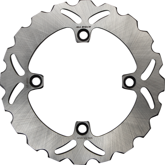 ALL BALLS Honda 18-0052 Slotted Wave-Style Brake Rotor