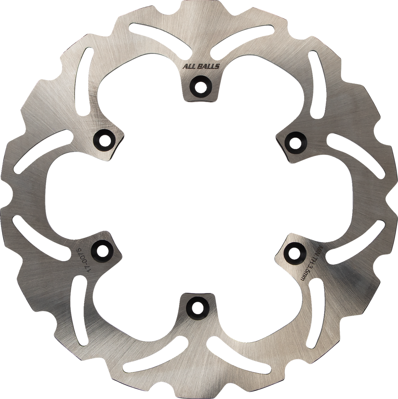ALL BALLS Yamaha Brake Rotor 18-0075 – Slotted Wave Design for Improved Cooling and Durability