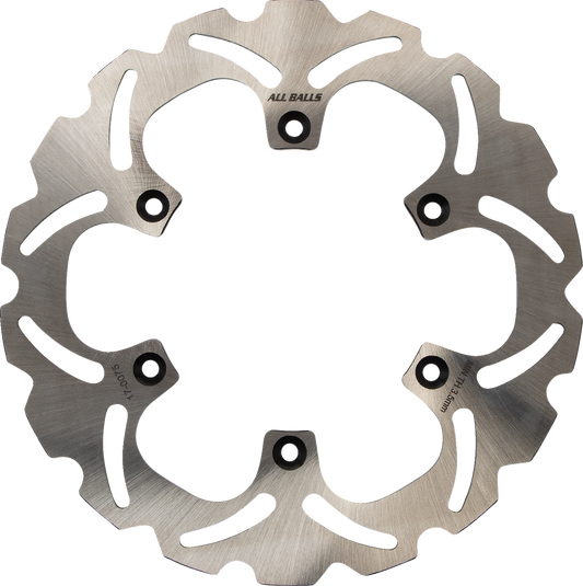 ALL BALLS Yamaha Brake Rotor 18-0075 – Slotted Wave Design for Improved Cooling and Durability