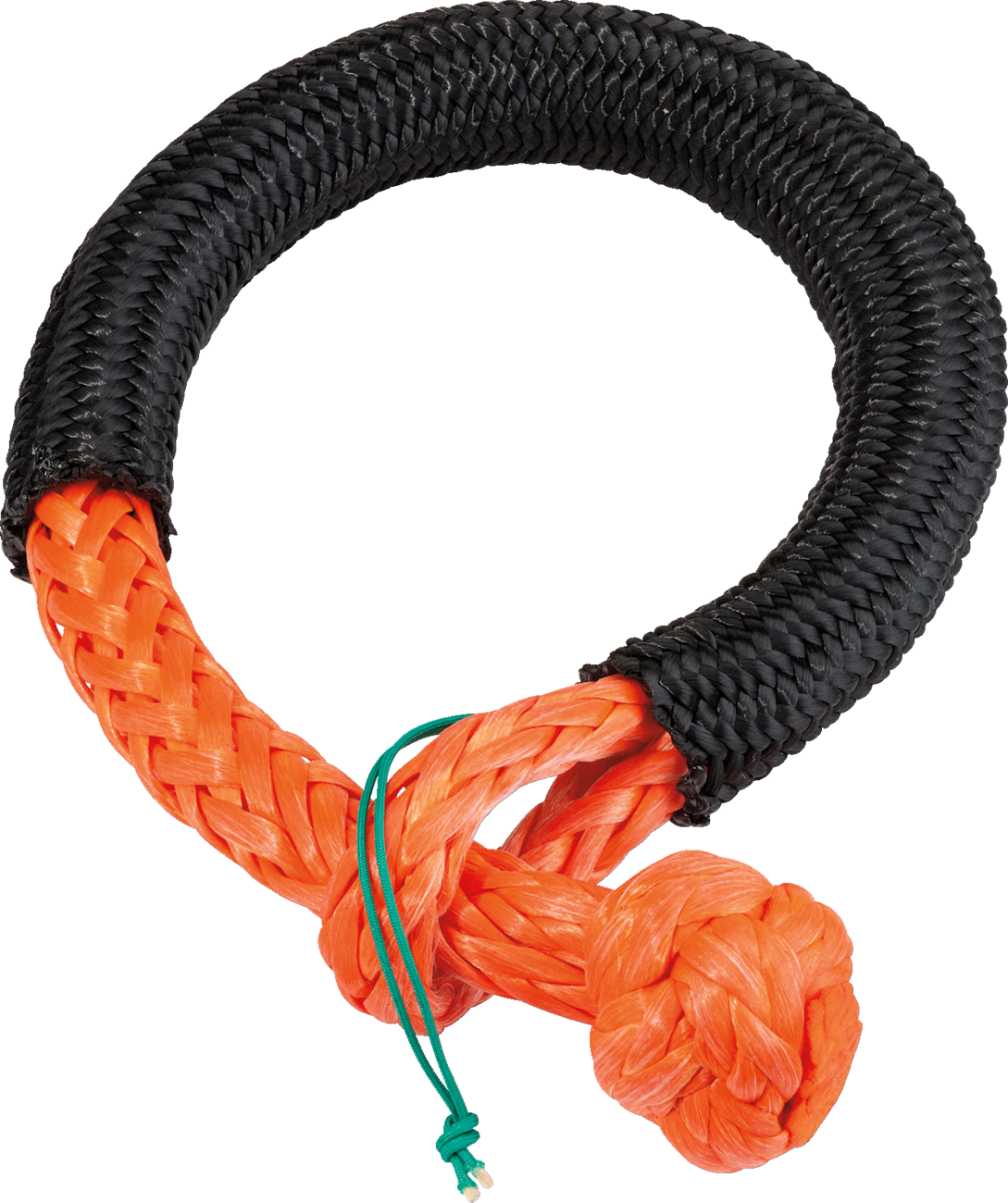 MOOSE OFFROAD Soft Shackle - Orange/Black O15-7017 for Winches and Tow Equipment