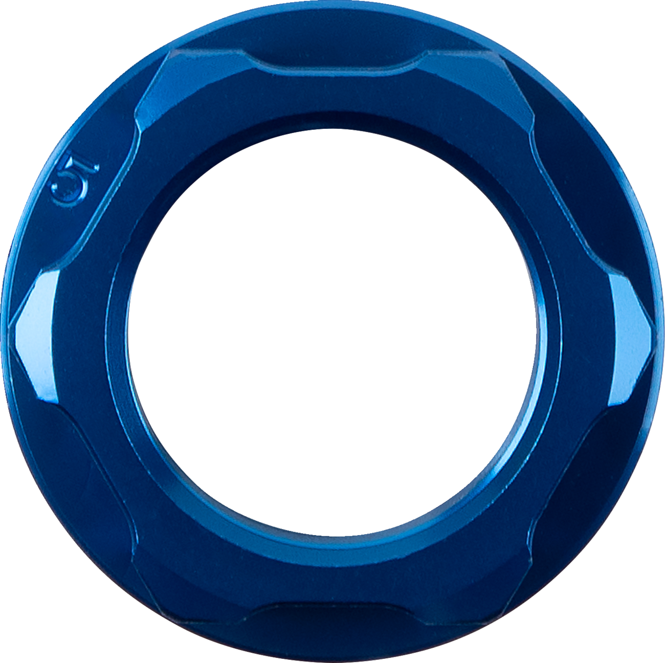 Moose Offroad C23-4244L Steering Stem Nut - Blue Aluminum for Enhanced Durability