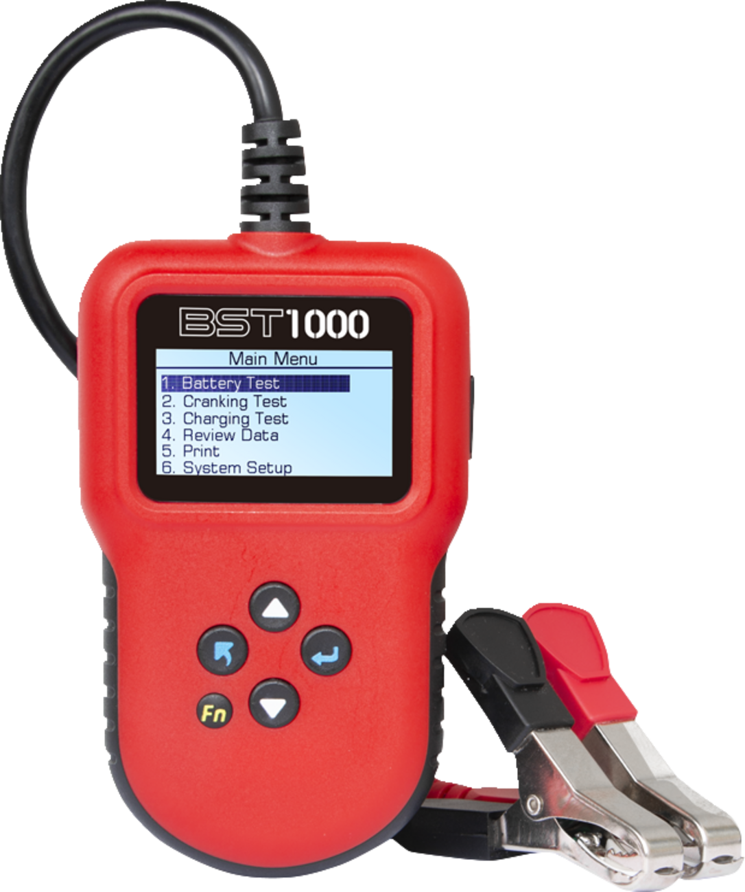 BS BATTERY BST 1000 12V Battery Tester - Comprehensive Vehicle and Motorcycle Battery Diagnostics