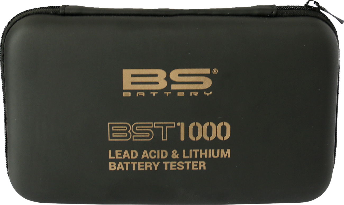 BS BATTERY BST 1000 12V Battery Tester - Comprehensive Vehicle and Motorcycle Battery Diagnostics