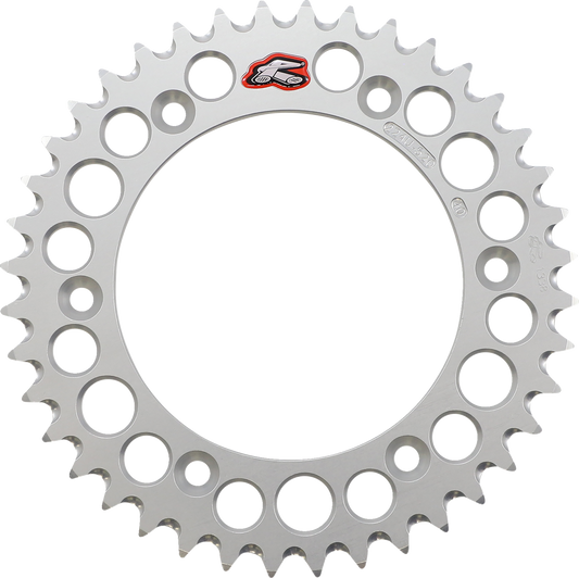 RENTHAL 224U-520-42GPSI Aluminum Rear Sprocket, 42 Tooth, Silver