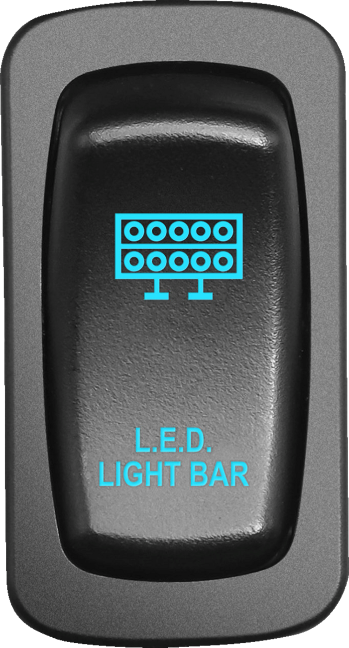 Moose Offroad Blue Light Bar Switch LLB-CAR-B for Off-Road Vehicles