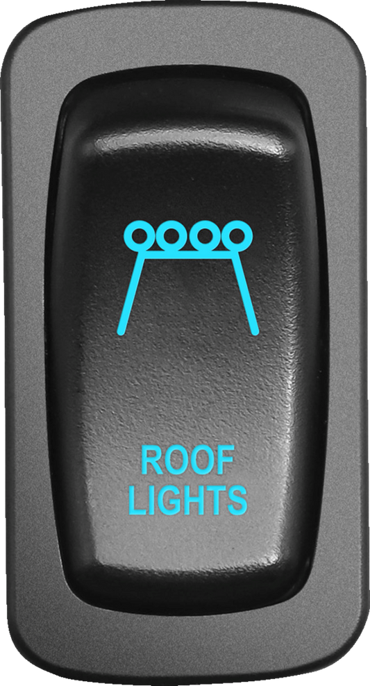 Moose Offroad Roof Light Switch - Blue RFL-CAR-B for Off-Road Vehicles