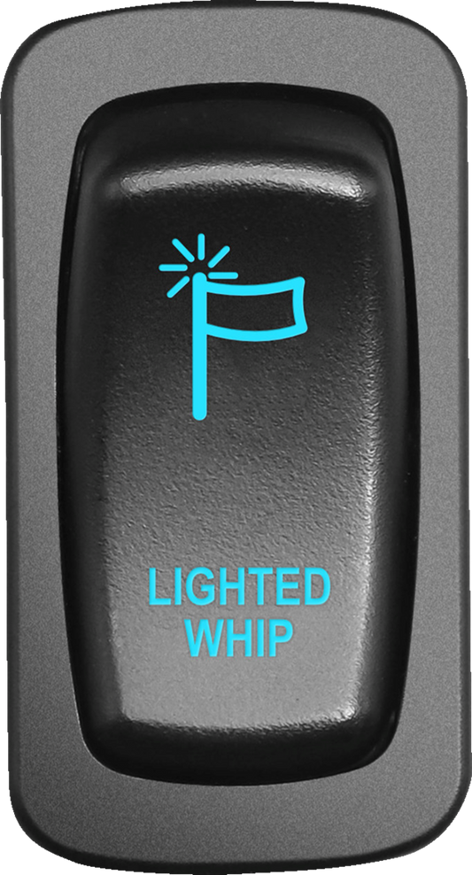 Moose Offroad Whip Light Switch - Blue WHP-CAR-B