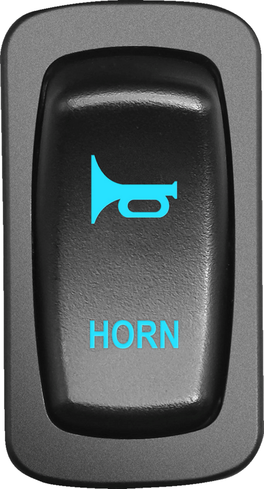 Moose Offroad HRN-CAR-B Blue Horn Switch for Off-Road Vehicles