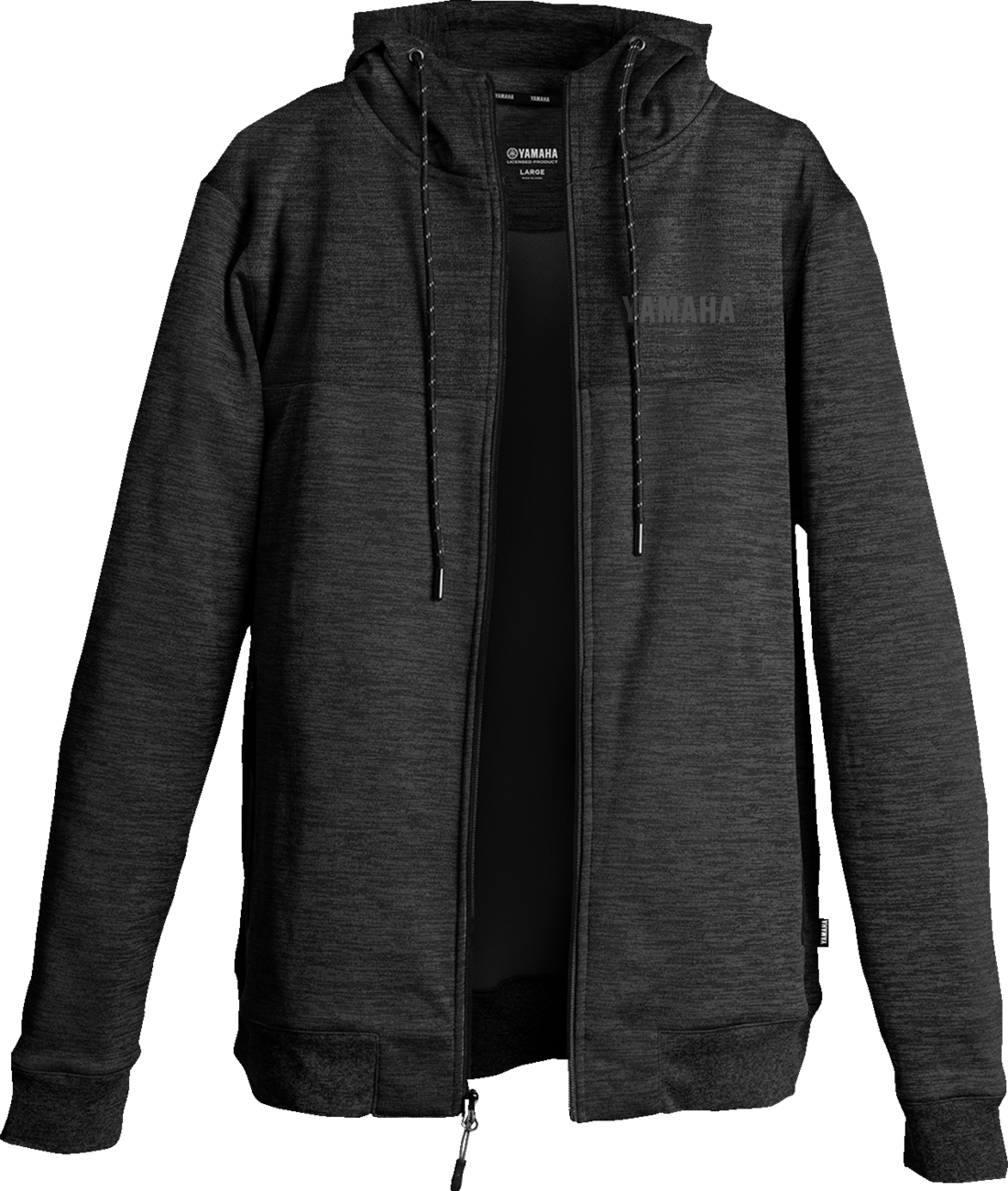Yamaha Apparel Yamaha Zip Hoodie - Black - Size XL (Part #3050-6536)