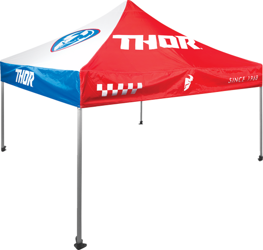 THOR Collapsible Canopy Top - 10' x 10' Red/White/Blue - Part 4030-0068