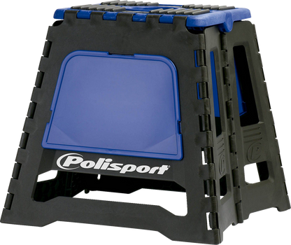 POLISPORT MX Folding Bike Stand - Black and Blue, Part Number 8981500003