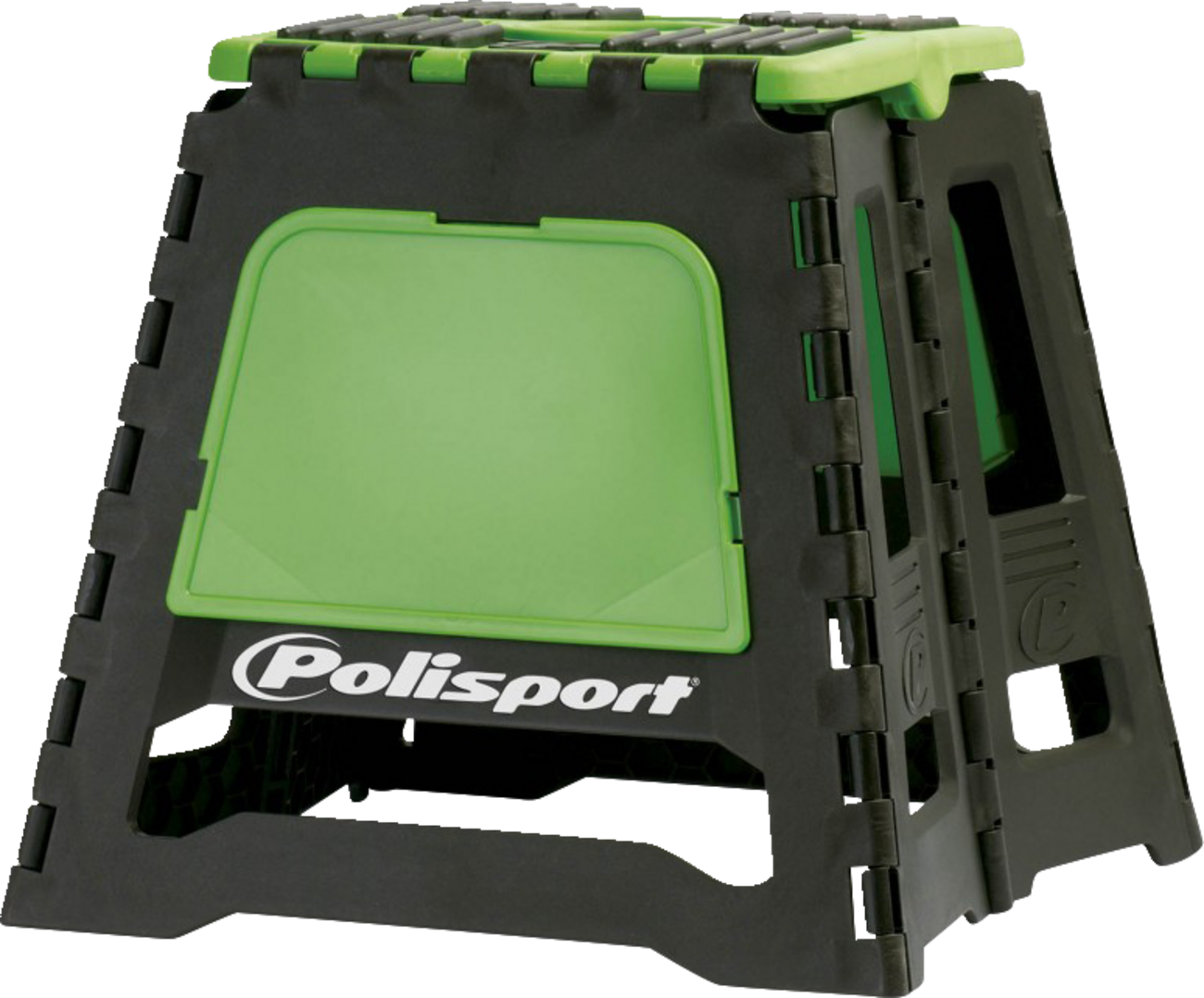 Polisport MX Folding Bike Stand - Black and Green, Part Number 8981500005
