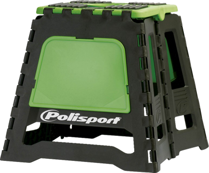 Polisport MX Folding Bike Stand - Black and Green, Part Number 8981500005