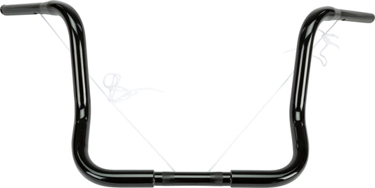 1.25" BAGGER APE-HANGER 14" GLOSS BLACK TBW