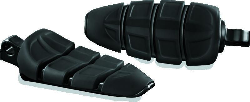 Kuryakyn Kinetic Peg with Male Mount Adapter in Gloss Black – Versatile Powersports Foot Pegs